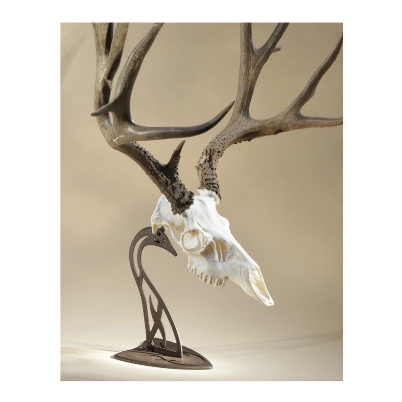 Skull Hooker Table Hooker European Trophy Mount â€“ Perfect Kit for Table Display of Taxidermy Deer Antlers and other Skulls â€“ Robust Brown - Image 5
